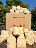 Bokkieblokken™ XL – 9 kg originele mini houtblokken voor rookvrije vuurkorven