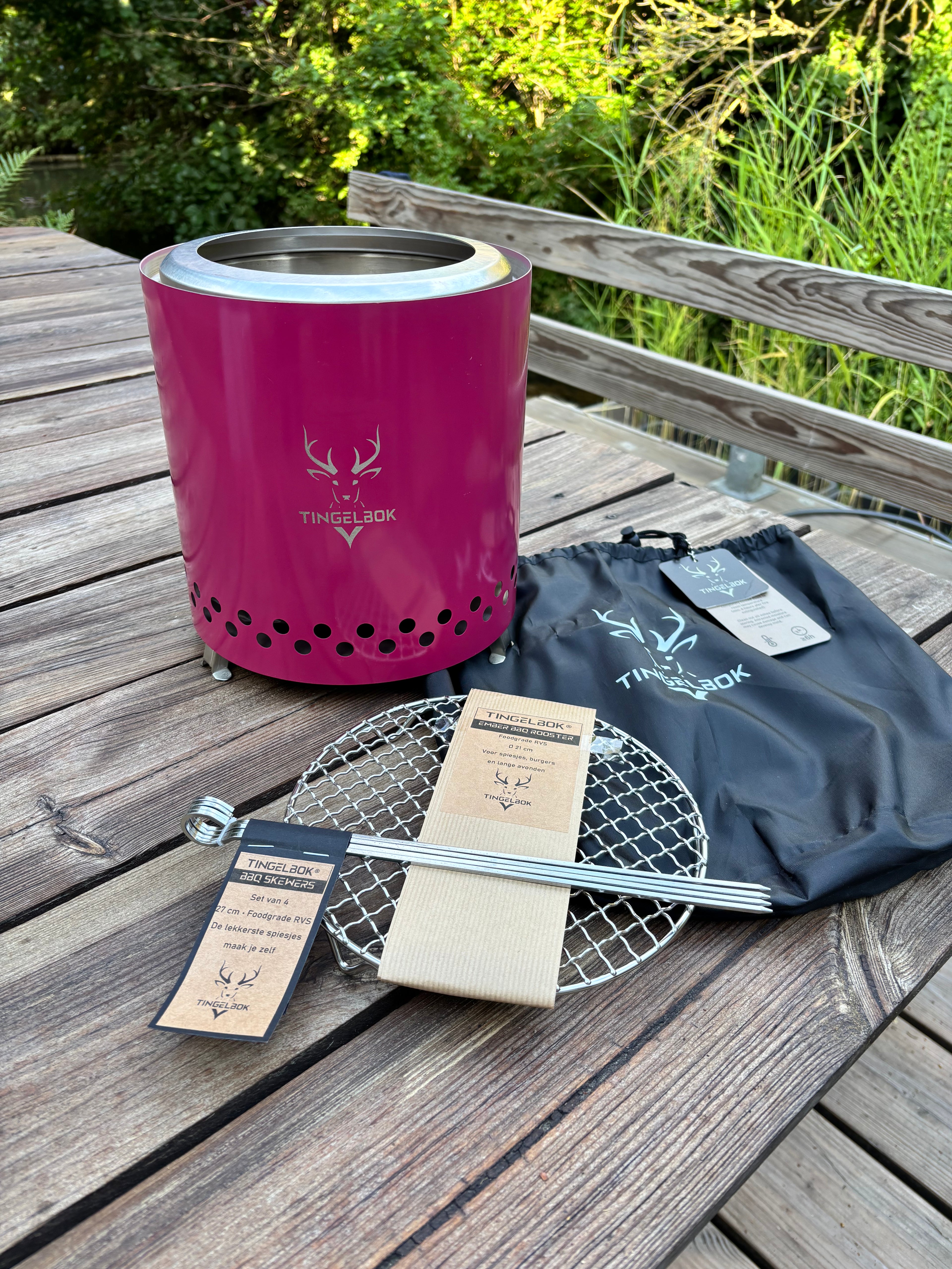 TINGELBOK® Ember Pink™ BBQ & Fire Edition