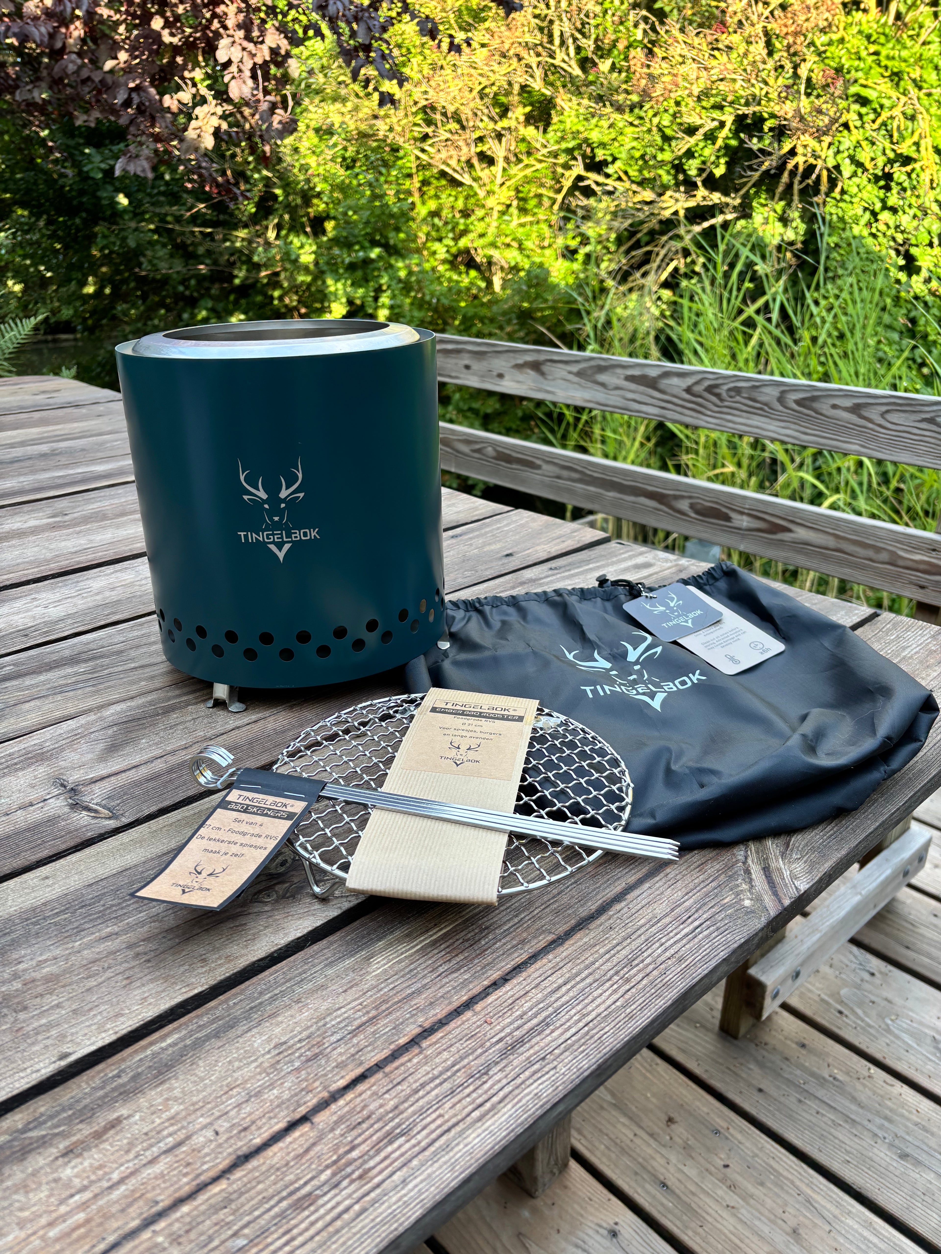 TINGELBOK® Ember Green™ BBQ & Fire Edition