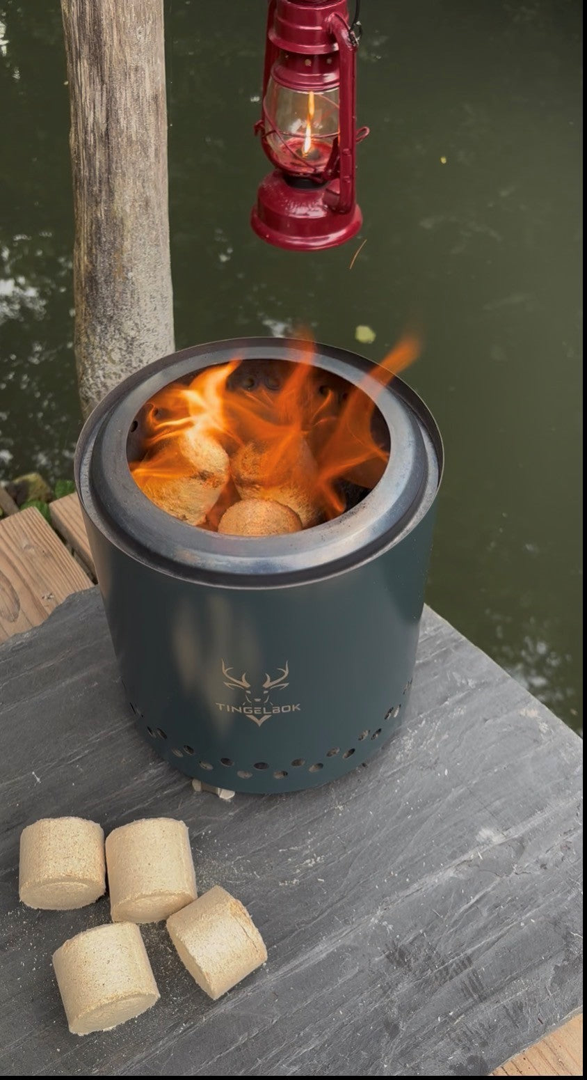 Bokkieblokken™ XL – 9 kg originele mini houtblokken voor rookvrije vuurkorven