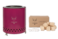 Tingelbok® Ember Pink™ 22cm – Rookloze Vuurkorf incl. Starterkit & Hoes