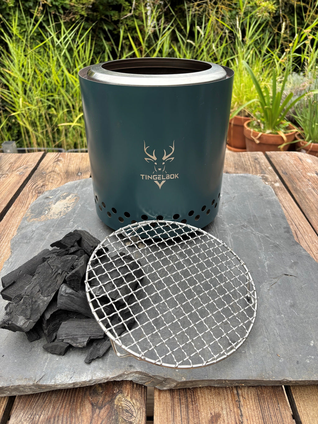 TINGELBOK® Ember Green™ BBQ & Fire Edition