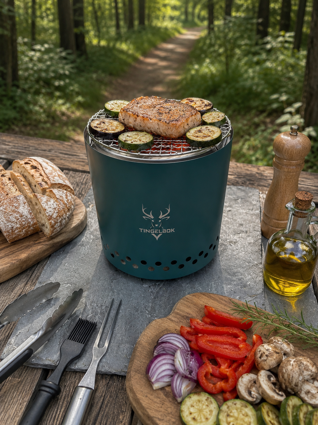 TINGELBOK® Ember Green™ BBQ e Fuoco Edition